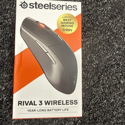 SteelSeries Rival 3 Wireless Gaming Mouse - Black (New, Sealed)