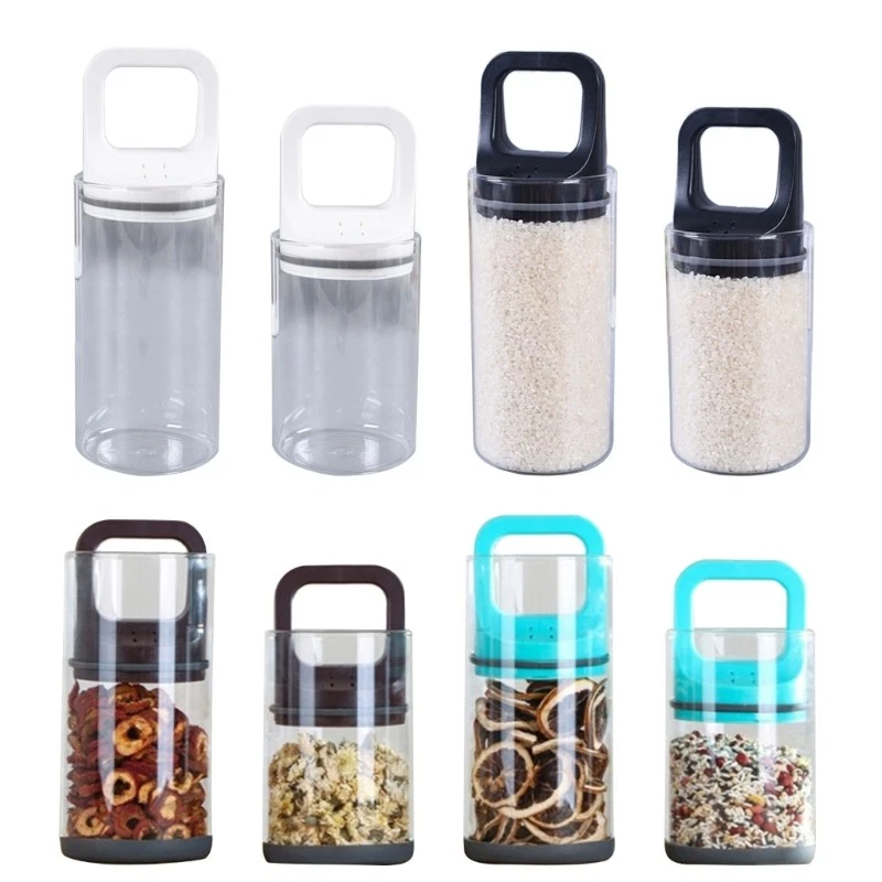 Large Capacity Glass Sealed Jar Practical Vacuum Seal Canister for Ingredients