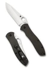 Spyderco Gayle Bradley 2 Knife CPM-M4 Blade Carbon Fiber - G10 Laminate C134CFP2