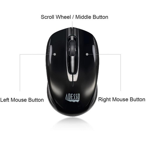 Adesso iMouse S50 - 2.4GHz Wireless Mini Mouse (IMOUSES50) - Picture 3 of 10