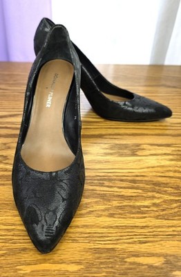 Donald J. Pliner Bonita Pointed Toe heels with a Paisley with Block Heel