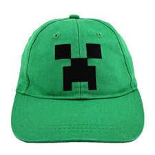 Kid's MINECRAFT CAP Green - OSFM - Adjustable