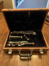 Heimer Clarinet W/ Carrying Case VNTG USED FOR PARTS STUDENTS AS IS READ MUSIC