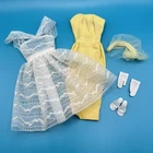 Vintage Barbie Orange Blossom #987 Outfit 1960s Mattel Butter Yellow Retro