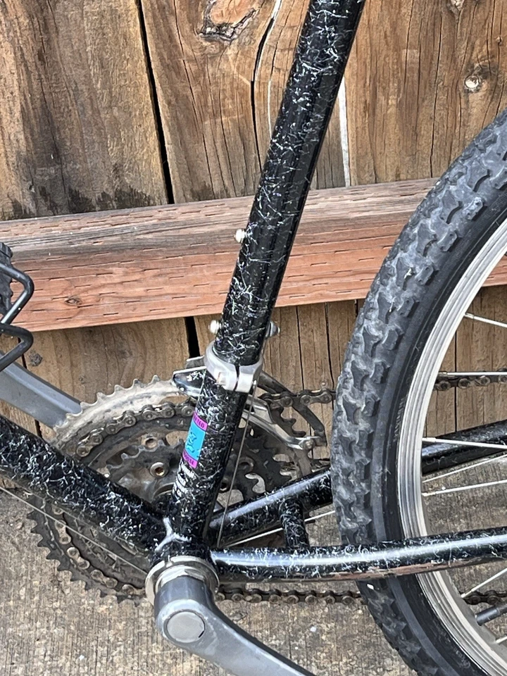 1992 Mongoose Sycamore SX MTB Bicicleta Média 21.5 Hardtail Rock Shox Aço Envio EUA - Imagem 3 de 4