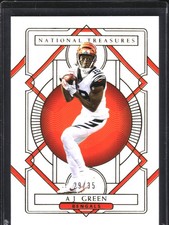 2020 Panini National Treasures A.J. Green #22 Gold 29/35