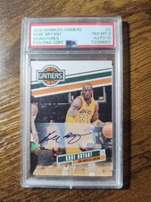 2010 Donruss Games #2 Kobe Bryant Signatures /49 PSA 8 Auto 10