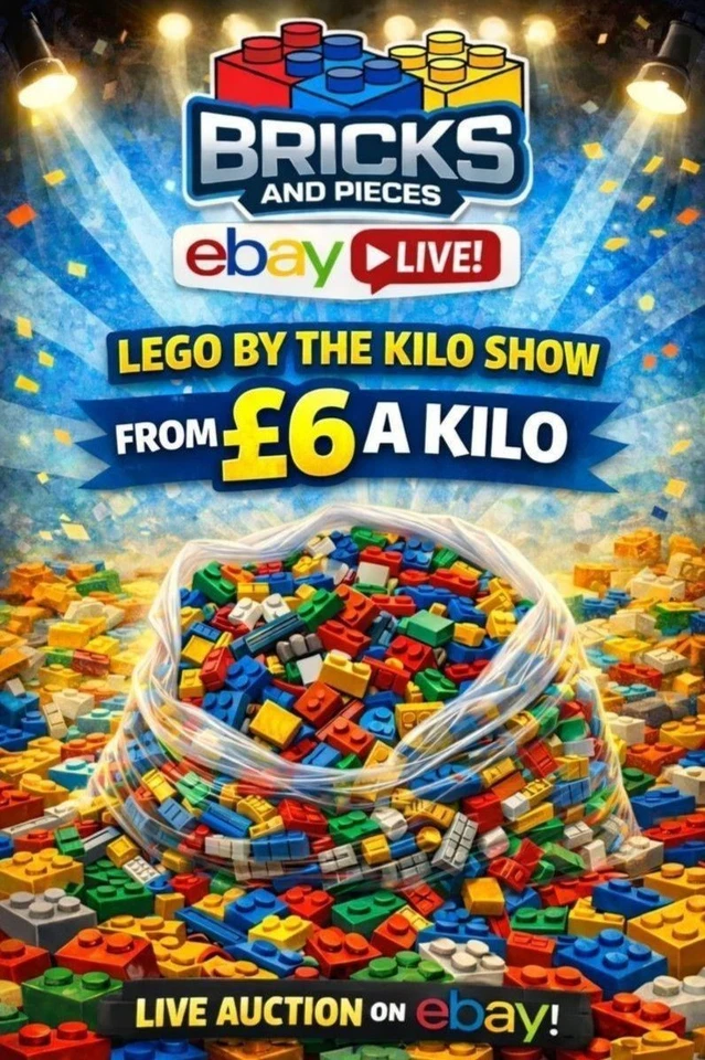 Lego sold in 1kg lots from £6 kilo individual colours and mixed lots!!!
