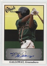 2009 TRISTAR Obak Auto Blue 25/200 Isaac Galloway #A14 Auto 0f8