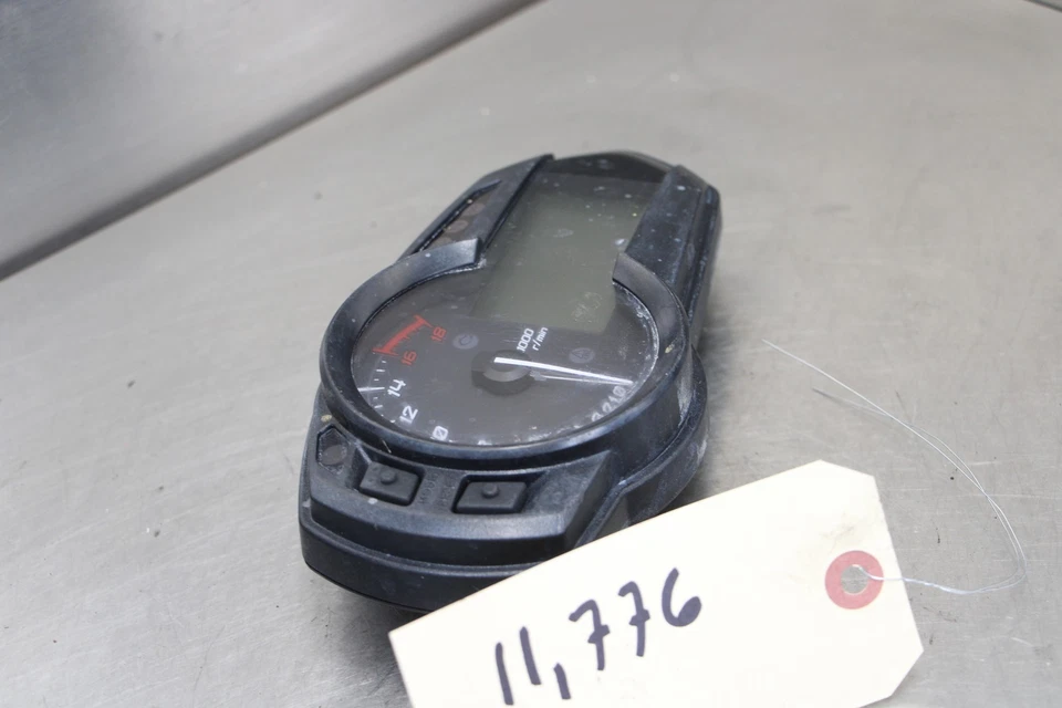 13-18 KAWASAKI NINJA ZX6R SPEEDO TACH GAUGES DISPLAY CLUSTER SPEEDOMETER 11K Foto 4 de 4