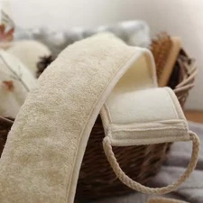 2 PICE Loofah Pad Sponge Body Scrubber Exfoliating Bath Shower Spa Natural Luffa