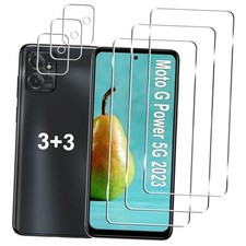  3 3 Pack Moto G Power 5G 2023 Screen Protector  Camera Lens Protector, 9H