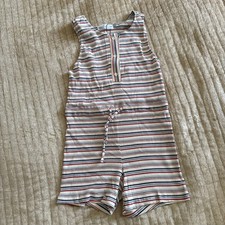 Zara Girls Jumpsuit Striped Size 10
