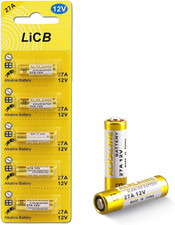 A27 27A 12V Alkaline Battery 5-Pack
