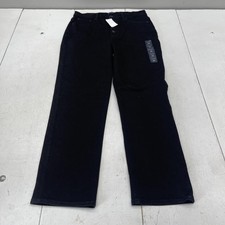 J.Crew Stovepipe Straight Jeans Womens 30 Black Dark Wash High Rise Stretch