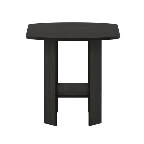Furinno Contemporary Engineered Wood Simple Design End Table in Espresso - Picture 3 of 6