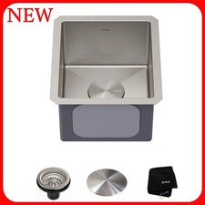 Kraus Standart PRO 13" Undermount 16 Gauge Single Bowl Bar Prep Kitchen Sink