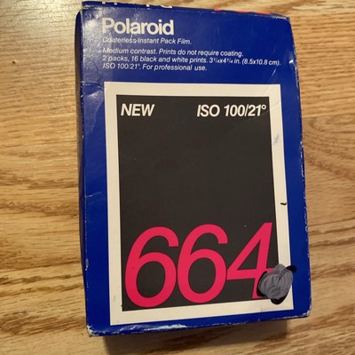 Polaroid 664 ISO 100/21 Professional Twin Pack Exp. 12/1983 ~ New Sealed