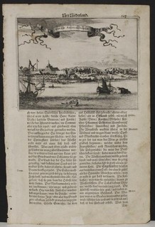 NEW AMSTERDAM NEW YORK UNITED STATES 1671 MONTANUS UNUSUAL ANTIQUE CITY VIEW