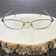 VINTAGE Giorgio Armani Eyeglasses GA 7 Bronze Rectangle Made in Italy 50-19-135