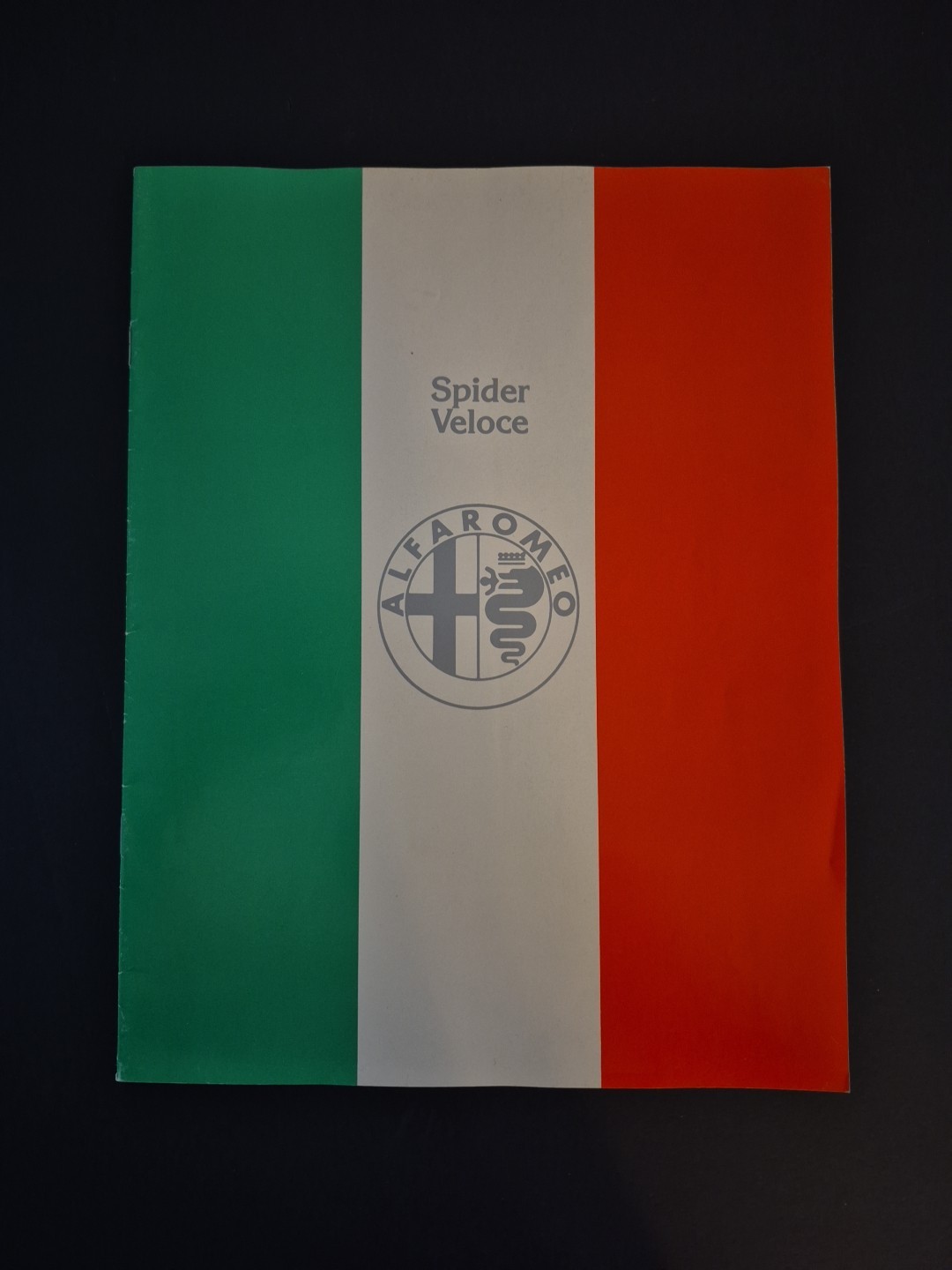 1977 Alfa Romeo Spider Veloce Original Sales Brochure