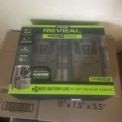 Tactacam Reveal Pro 4.0 Cellular Trail Cam 2-Pack