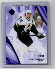 2023-24 Upper Deck Ultimate Collection Purple Parallel Legends Mike Modano 03/15