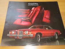 1973 Pontiac Grand Prix Dealer Sales-Showroom Brochure