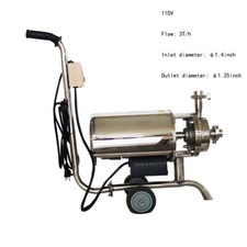Food-Grade 1PC 110V 3T/h Sanitary Centrifugal Pump for Conveying Milk Beverage