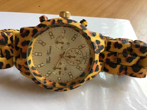 WATCHES, New for Sale, VICE VERSA brand. Features MULTI DIALS, Leopard style. - Picture 6 of 7