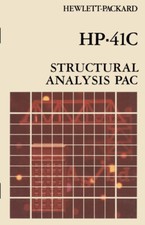 Structural pac manual for Hewlett Packard HP 41CV calculator module
