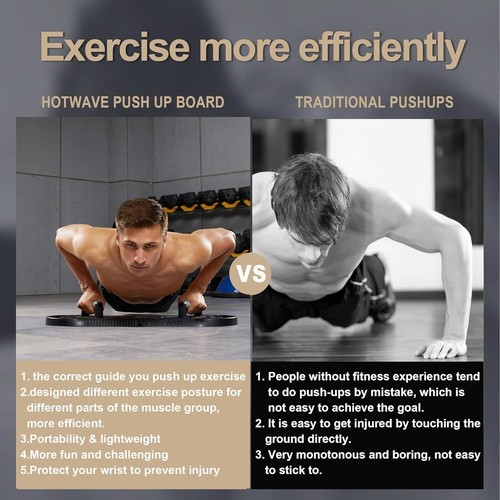 Push Up Board Fitness Portable Foldable 20In1 Push Up Bar Home Gym Equipment - Picture 5 of 10