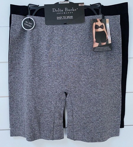 Delta Burke Long Length Slip Shorts 1X 
