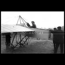 Photo AV.000090 ANDRE FREY MONOPLAN MORANE-SAULNIER PARIS-MADRID 1911 AIR RACE
