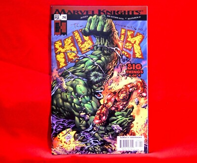 THE INCREDIBLE HULK #74 VS. IRON MAN SIGNED BY ARTIST MIKE DEODATO