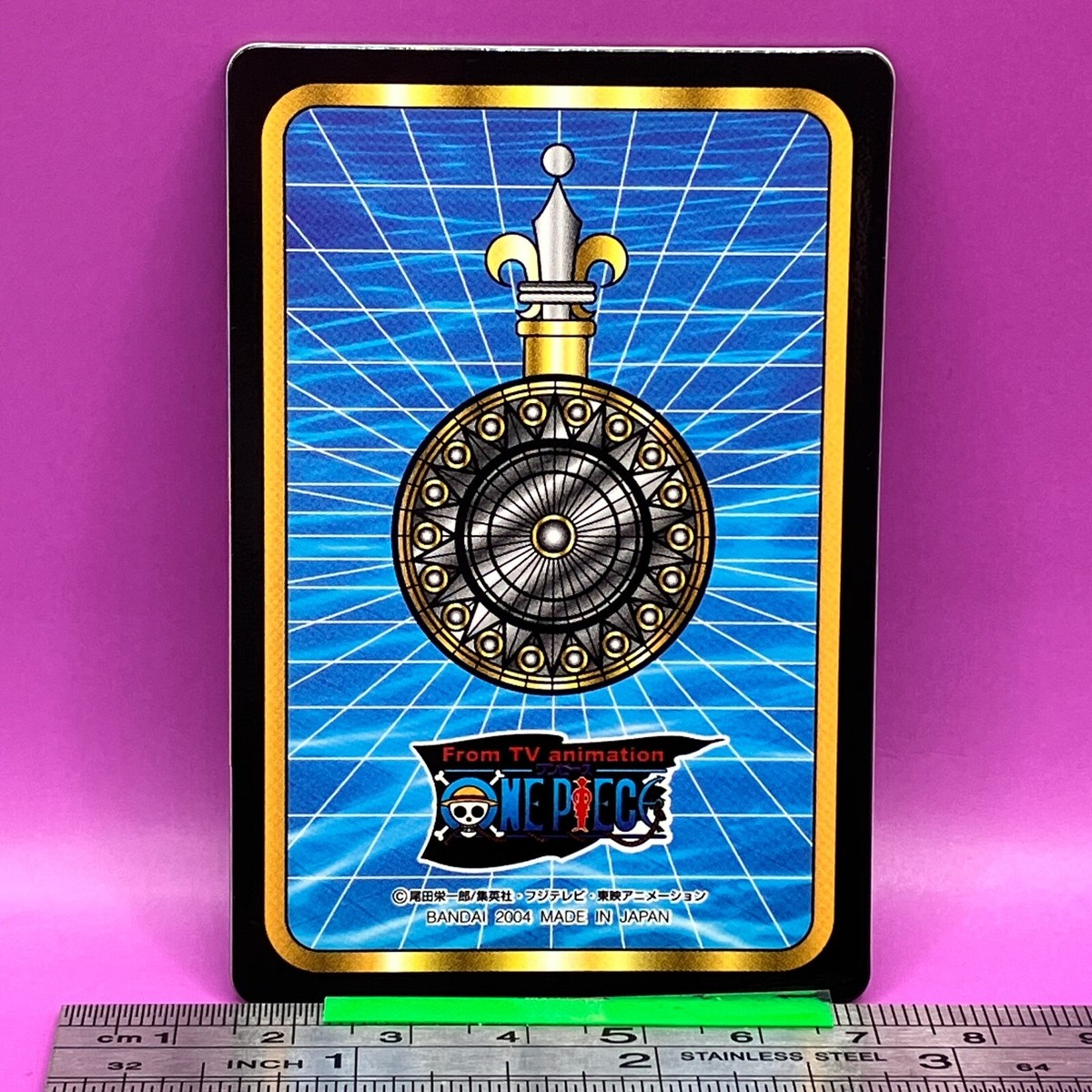 Roronoa Zoro Sanji 219 One Piece King of Pirates Gummy Card 2004