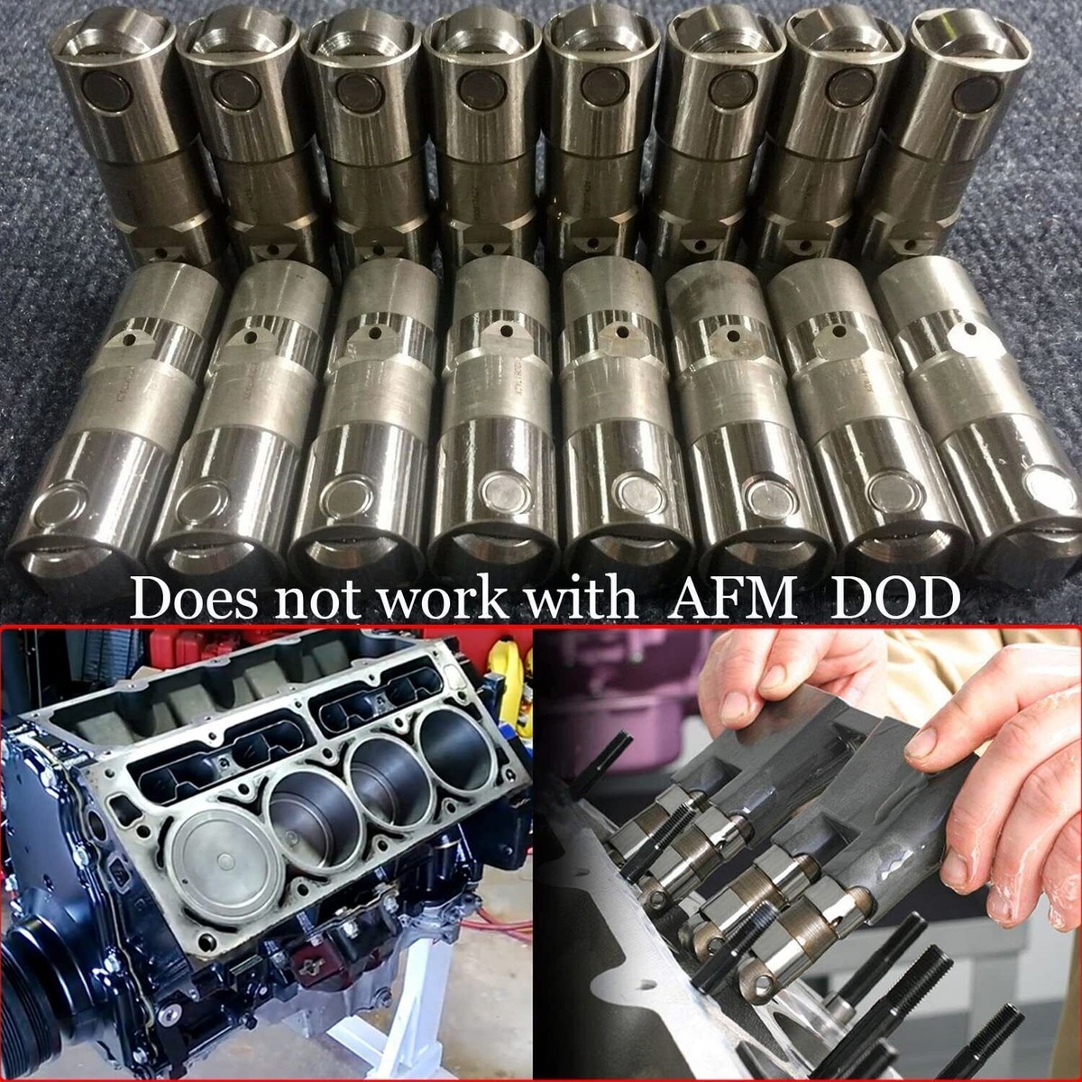 AFM Valve Lifter Set – For GMC GM 4.8/5.3/5.7/6.0/6.2L (16+4 Lifters)