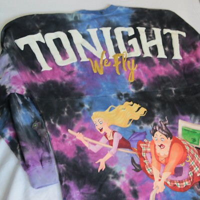 Disney Hocus Pocus Spirit Jersey Sanderson Sisters Tonight We Fly Size M