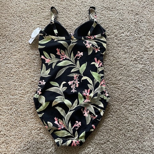 Traje de baño Azura Australia Sunseeker Amalfi delantero giro de una pieza negro talla 6 nuevo con etiquetas - Imagen 7 de 9