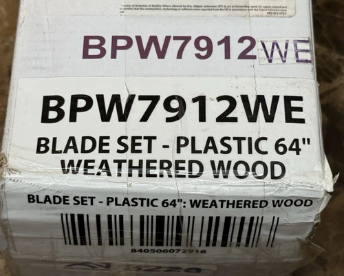 Fanimation Fans BPW7912WE Levon Custom - Blade (Set of 8)-0.31 Inches Tall and - Picture 4 of 4