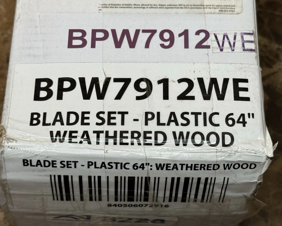 Fanimation Fans BPW7912WE Levon Custom - Blade (Set of 8)-0.31 Inches Tall and - Image 4 of 4