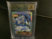 2018 CLASSICS SIGNIFICANT SIGNATURES #308 JOSH ALLEN /49  BGS 9.5 AUTO 10 POP 6