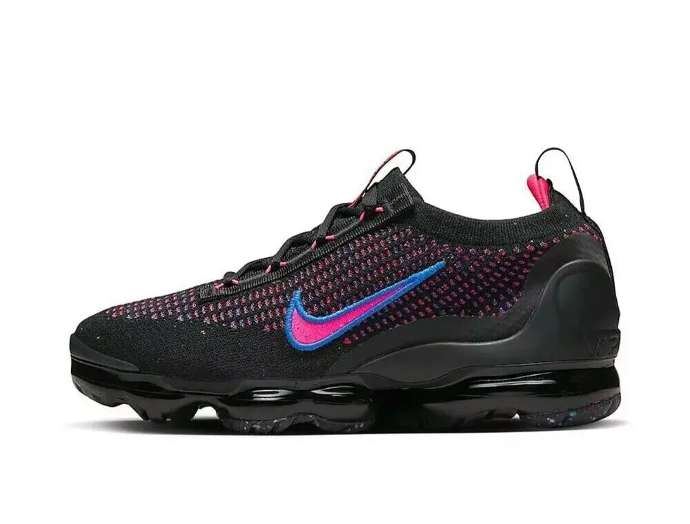 Women s Nike Air Vapormax 2021 FK Black Hyper Pink Racer Blue