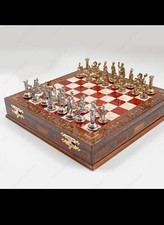 High Quality Handmade Chess Set with unique Metal Peices