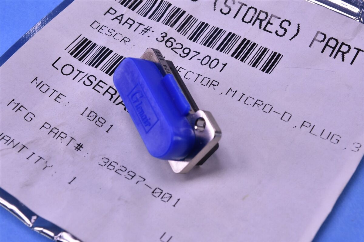 Glenair Micro-D Connector plug 3 Power/9 Signal Pins P/N Glenair Micro-D Connector plug 3 Power/9 Signal Pins P/N
