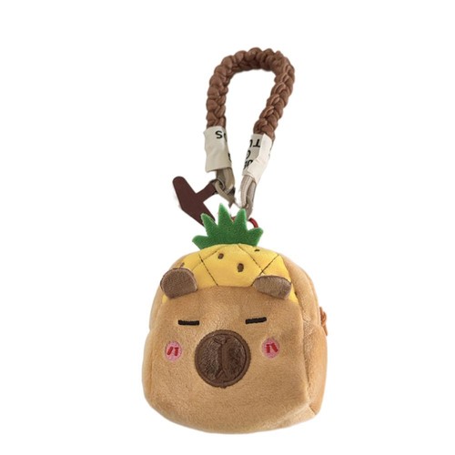 Backpack Shape Capibala Phone Lanyard Anti Loss Wallet Men Women - Photo 6 sur 12