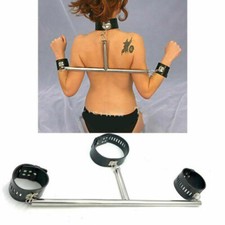T Spreader Bar Torture Handcuffs Neck Collar Posture Slave Restraints