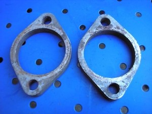 AUSPUFF KRÜMMER SCHELLEN GSX 1100G EXHAUST SILENCER ECHAPPEMENT SCARICO MANIFOLD