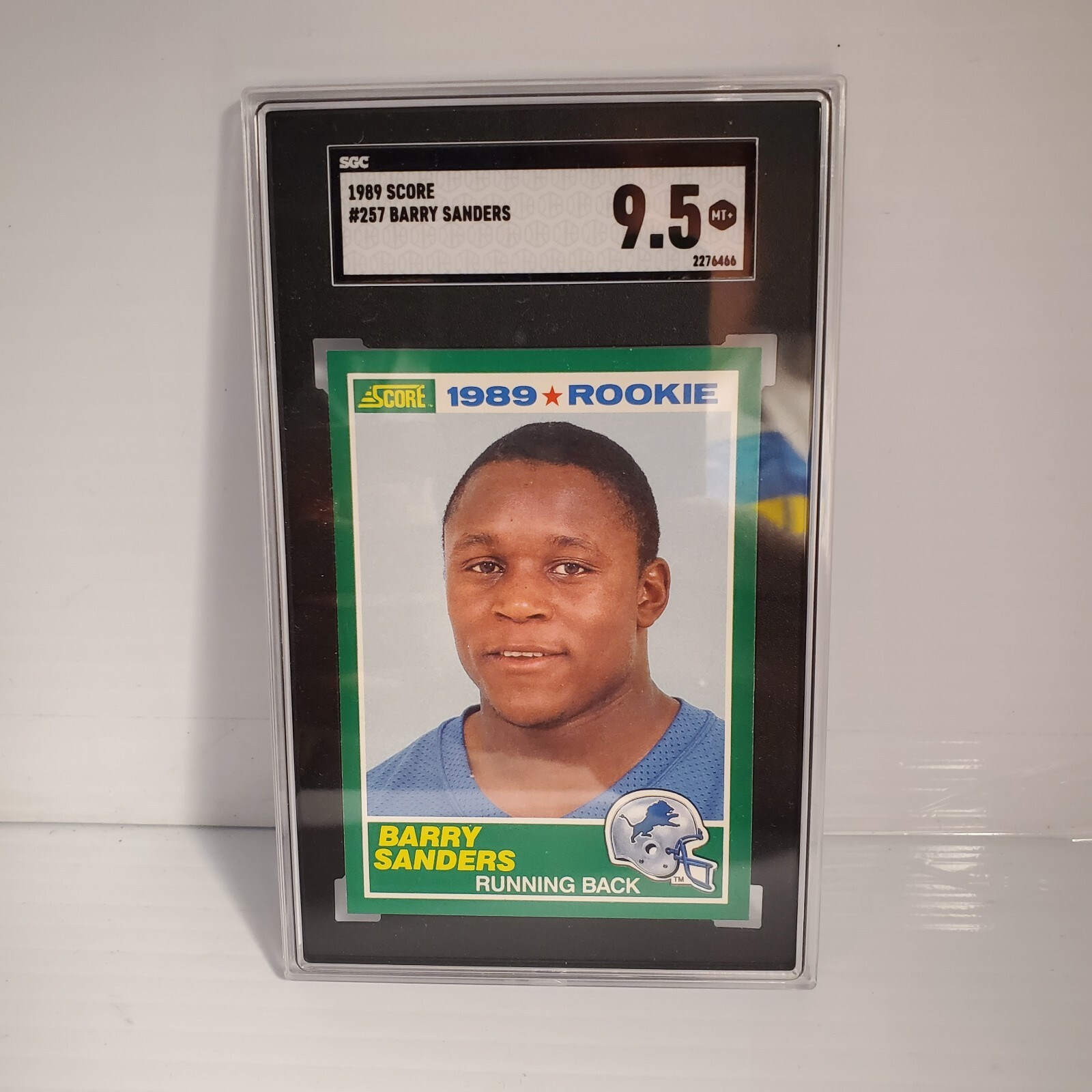 1989 Score Barry Sanders Rookie Card 257 SGC 9.5 MINT+ HOF LIONS eBay