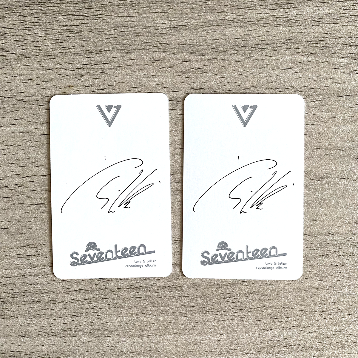 SEVENTEEN 1st album Love letter Repackage album + Jun Photo cards